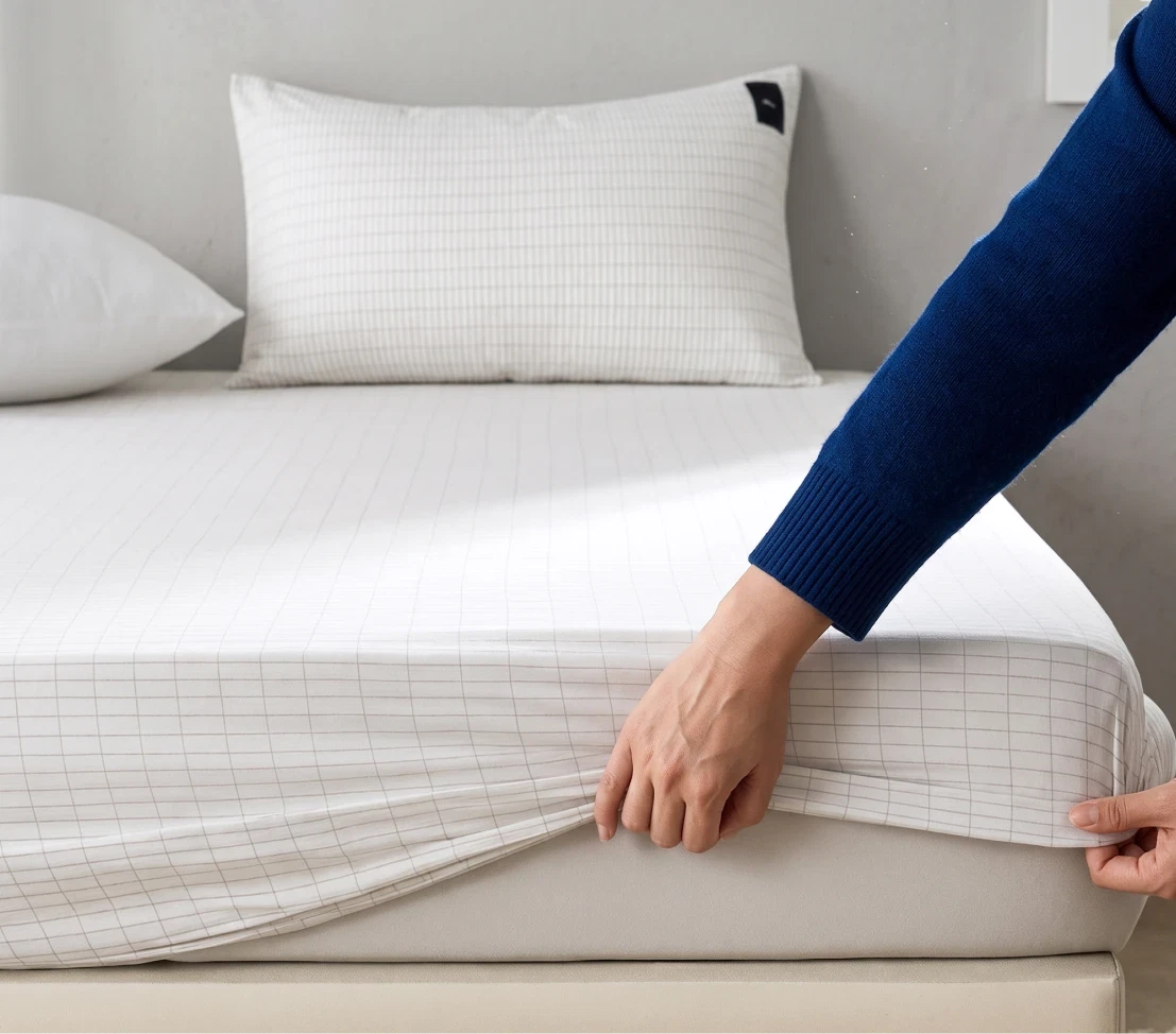 Grounding Bed Sheets – Velin cotton earthing sheet 8% silver thread - Image 2